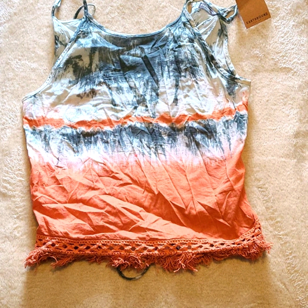 Hippie Tie Back Halter Top